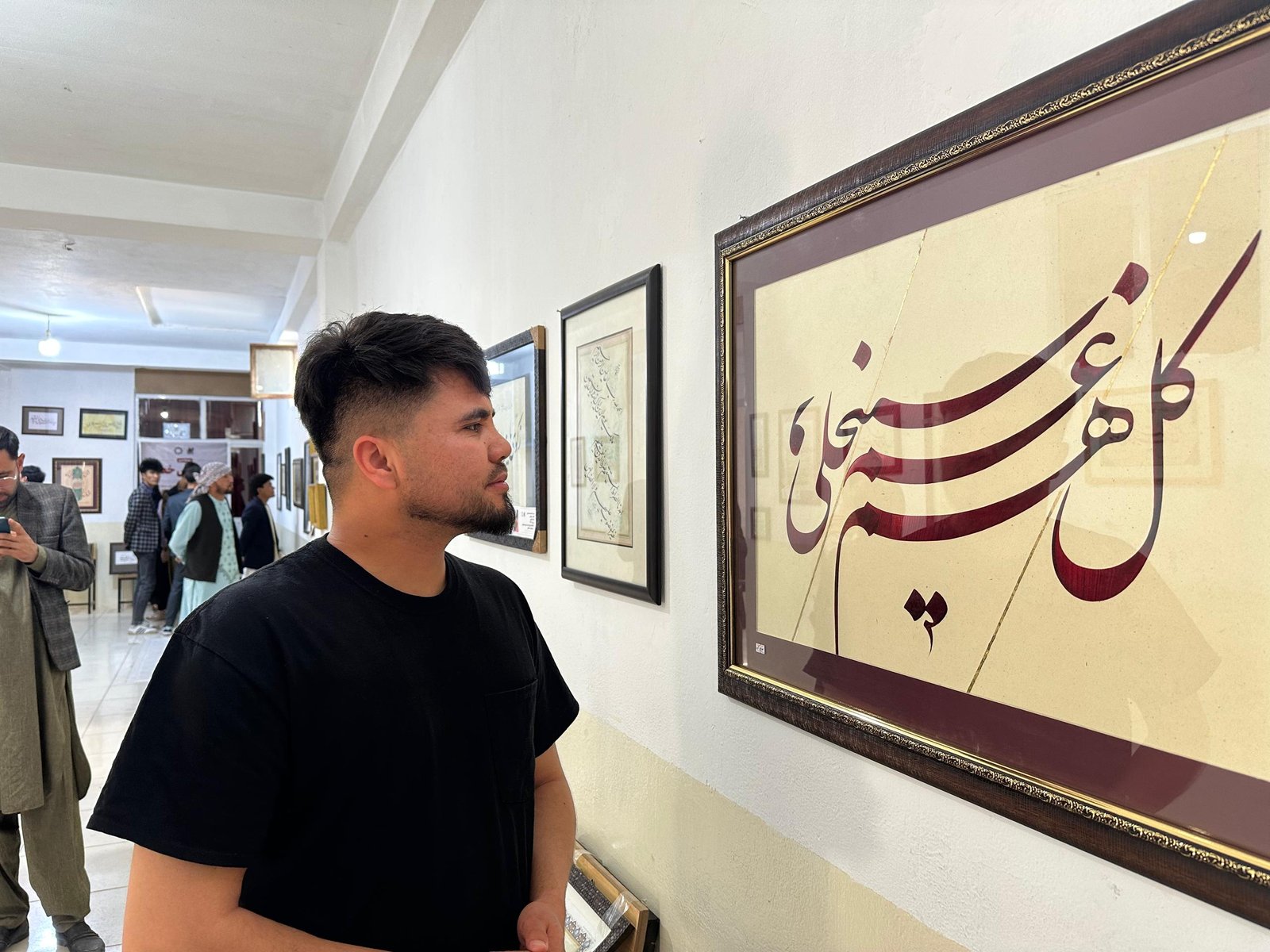 نماشگاه خوشنویسی در شهر کابل